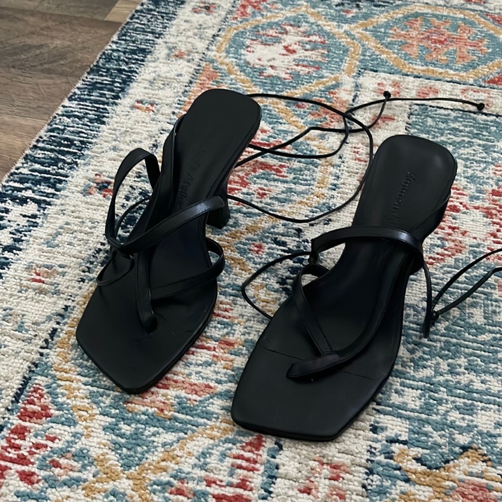 A’mmonde Atelier Lace Up Heels